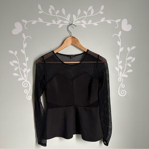 Lightweight Mesh Cut-Out Top from Dynamite in size M.